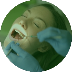  lady in dental chair