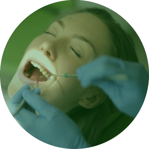  lady in dental chair